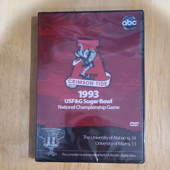 ALABAMA vs MIAMI 1993 Sugar Bowl Brand New - Picture 1 of 2